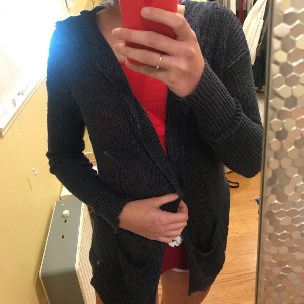 Blue Cardigan